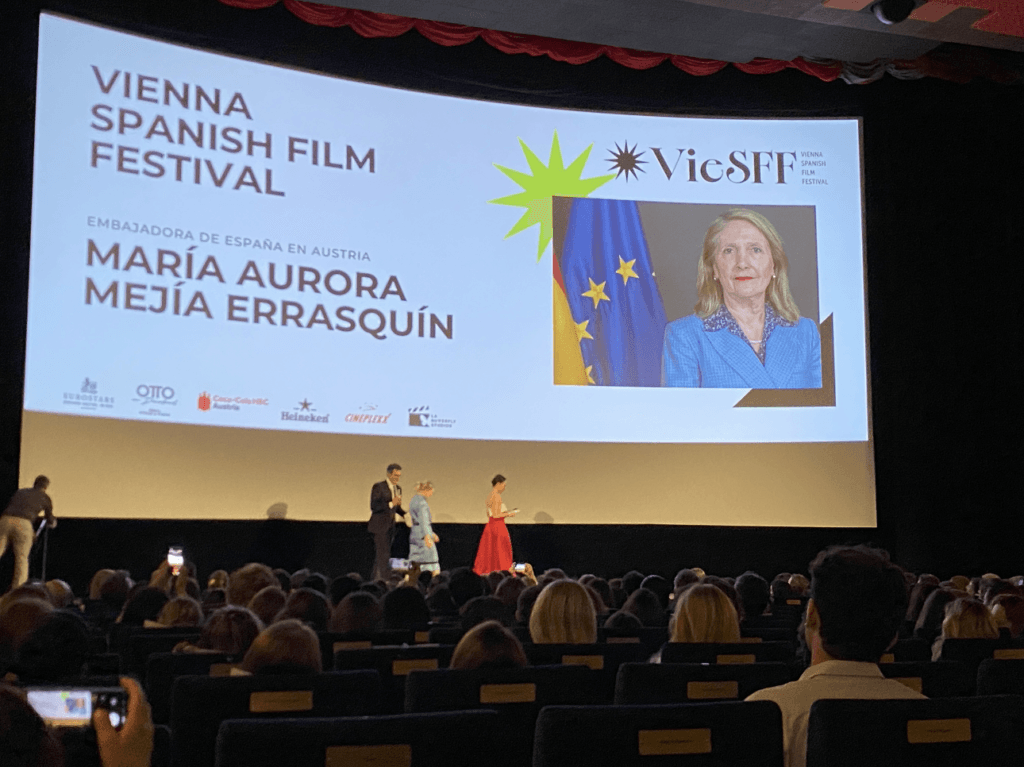 Intervención institucional de la Embajadora de España en Austria, María Aurora Mejía Errasquín, Spanish film commission, Castilla-La Mancha film commission