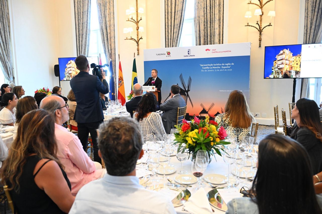 presentación Castilla-La Mancha, turismo, brasil, mercado americano, Río de Janeiro